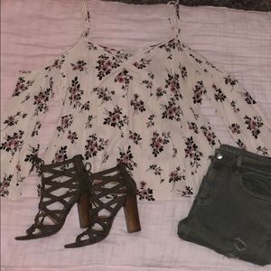 Cold shoulder top